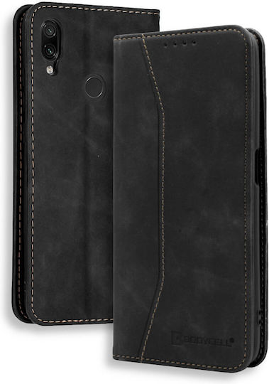 Bodycell PU Leather Книга Изкуствена кожа Черен (Redmi Note 7 / 7 Pro)