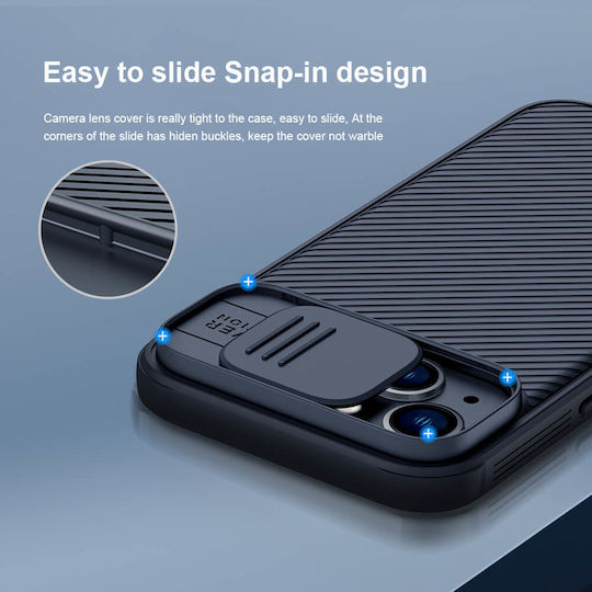 Nillkin Camshield Liquid Magsafe Back Cover Silicone Black (iPhone 14)