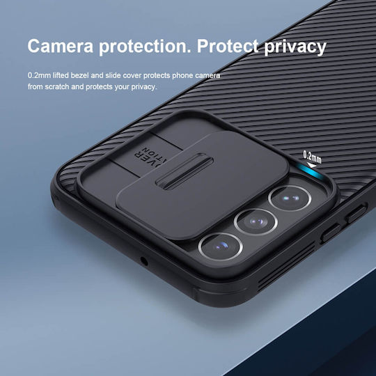 Nillkin Camshield Pro Umschlag Rückseite Kunststoff 1.6mm Schwarz (Galaxy S22+ 5G)