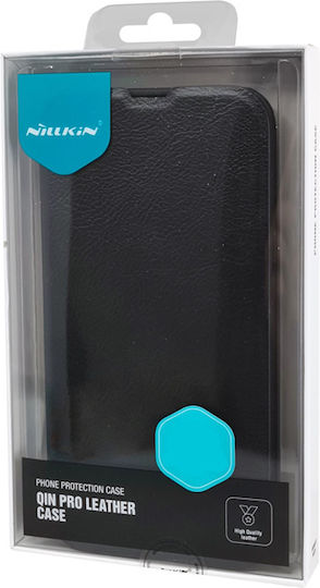 Nillkin Qin Pro Book Δερματίνης 0.2mm Μαύρο (iPhone 15 Pro Max)