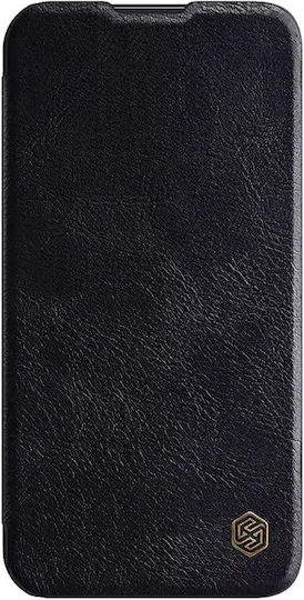 Nillkin Qin Pro Book Δερματίνης 0.2mm Μαύρο (iPhone 15 Pro Max)