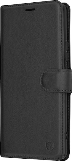Techsuit Book Leather Black (Realme 12 Pro)