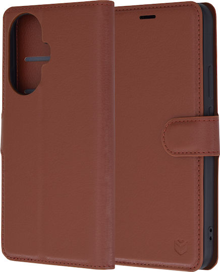 Techsuit Book Δερμάτινο Καφέ (Huawei Nova 11 / 12s)