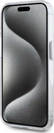 Karl Lagerfeld Karl Head Magsafe Umschlag Rückseite Gehärtetes Glas Transparent (iPhone 15 Pro Max)