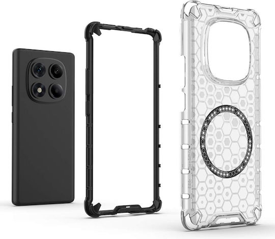 Techsuit Honeycomb Stoßstange Kunststoff / Silikon Weiß (Redmi Note 14 Pro+)