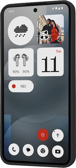 Techsuit Back Cover Silicone Black (Nothing Phone (3a))