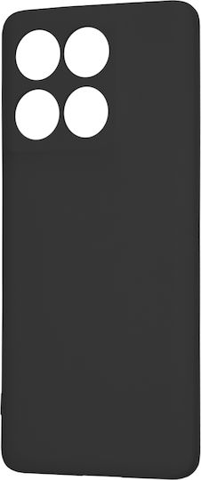 Techsuit Umschlag Rückseite Silikon Schwarz (Motorola Edge 60 Fusion)