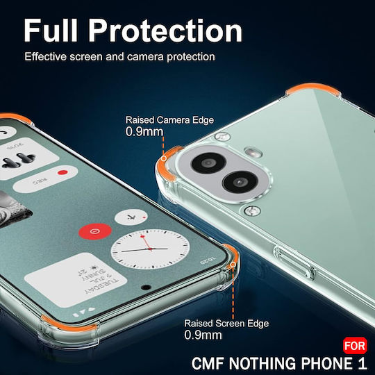 Techsuit Back Cover Σιλικόνης Διάφανο (Nothing CMF Phone 2 Pro)