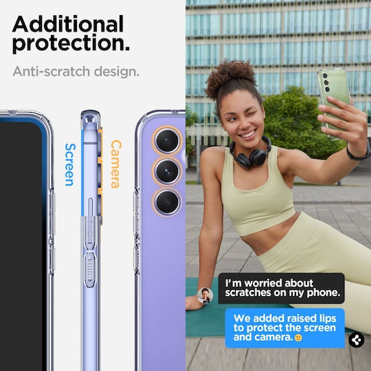 Spigen Liquid Crystal Back Cover Silicone Crystal Clear (Galaxy A54)