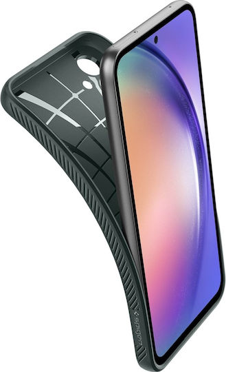 Spigen Liquid Air Umschlag Rückseite Silikon Abyss Green (Galaxy A54)