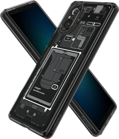 Spigen Ultra Hybrid Back Cover Πλαστικό 1.2mm με Λουράκι Zero One (Xperia 5 V)