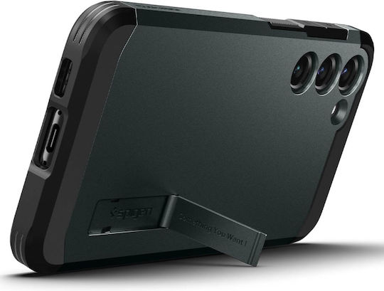 Spigen Tough Armor Back Cover Plastic / Silicon 2mm Abyss Green (Galaxy S23+)