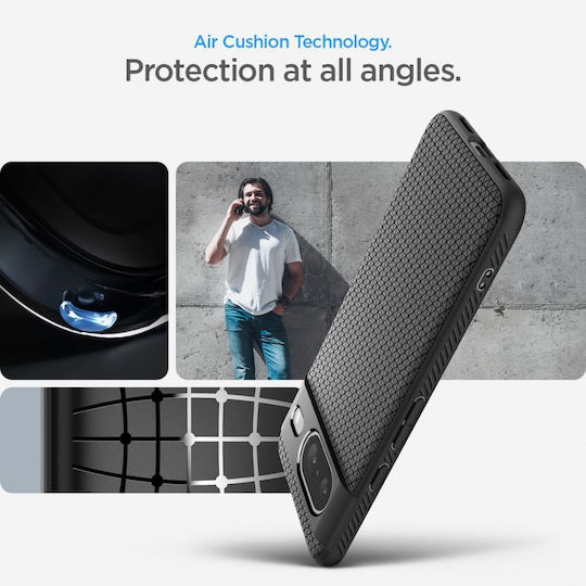 Spigen Liquid Air Back Cover Silicone / Plastic Black (Google Pixel 8)