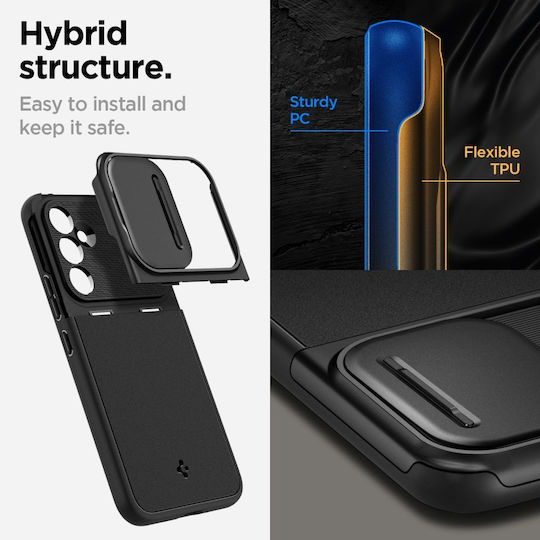 Spigen Optik Armor Back Cover Silicone 2mm Black (Galaxy A54)
