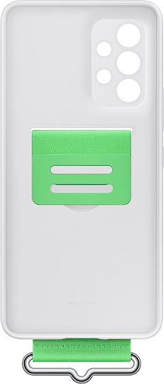 Samsung Back Cover Σιλικόνης Λευκό (Galaxy A53)