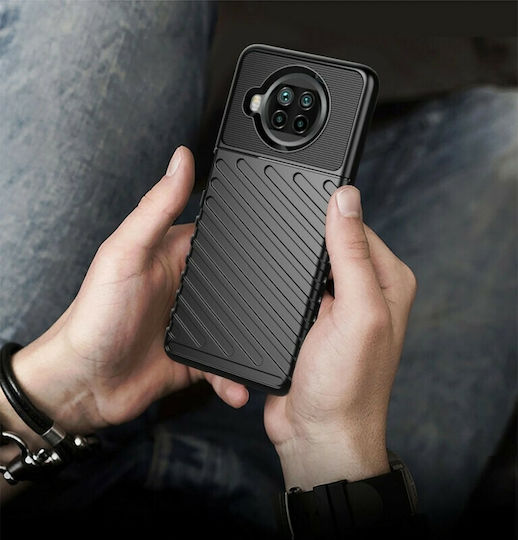 Powertech Back Cover Σιλικόνης Μαύρο (Xiaomi Mi 10T Lite)