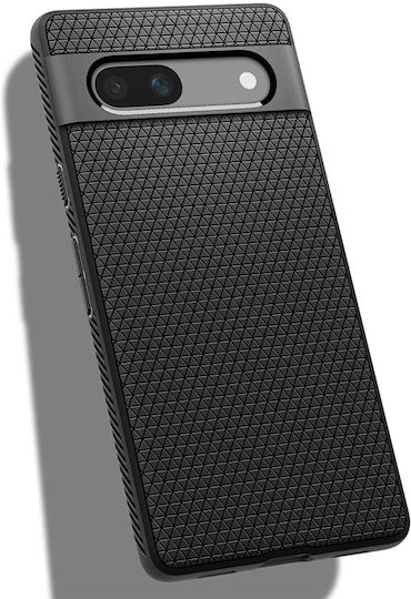 Spigen Liquid Air Задна корица Силикон матово черно (Google Pixel 7a)