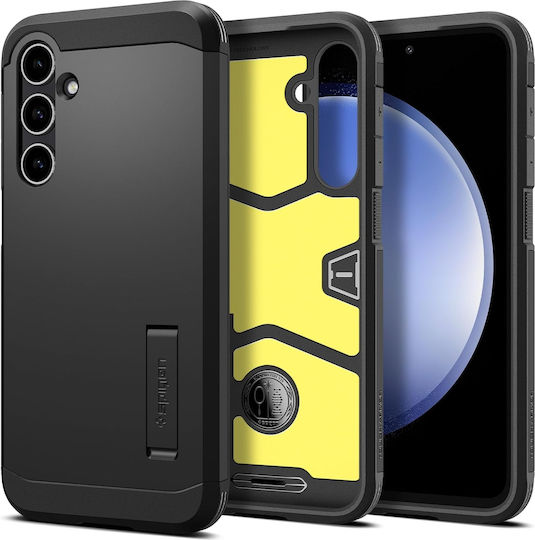 Spigen Tough Armor Back Cover Πλαστικό / Σιλικόνης 2mm Μαύρο (Galaxy S23 FE)