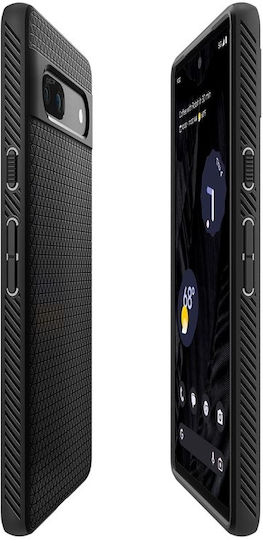 Spigen Liquid Air Задна корица Силикон матово черно (Google Pixel 7a)