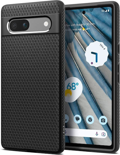 Spigen Liquid Air Задна корица Силикон матово черно (Google Pixel 7a)