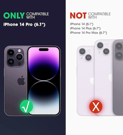 Supcase Unicorn Beetle Pro 360 Full Cover Πλαστικό 2mm Πράσινο (iPhone 14 Pro)