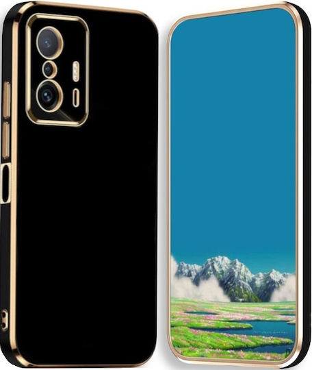 Bodycell Plated Back Cover Silicone with Strap Gold (Xiaomi 11T, Xiaomi 11T Pro)