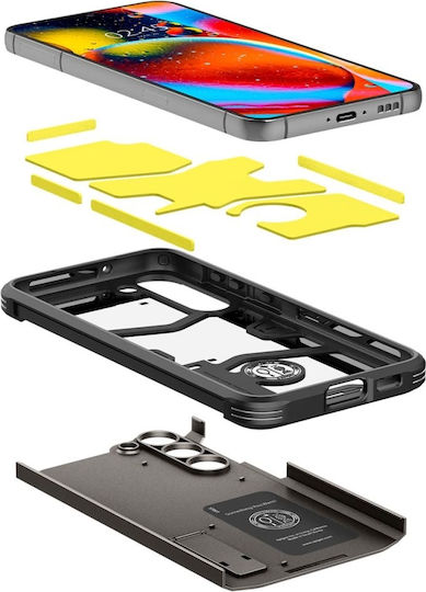 Spigen Tough Armor Back Cover Plastic 2mm Gunmetal (Galaxy S23)
