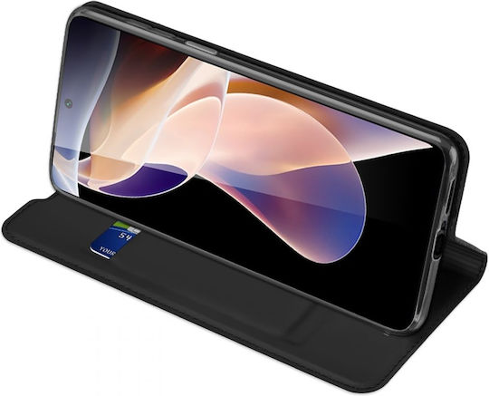 Dux Ducis Skin Pro Holster Book Δερματίνης Μαύρο (Redmi Note 11 Pro+ 5G)