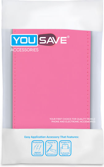 YouSave Accessories Vertikaler Flip Synthetisches Leder Rosa (Nokia Lumia 930)