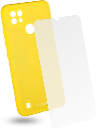 Egoboo Rubber Задна корица Силикон Lime (Realme C21)