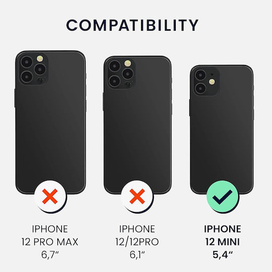 KWmobile Flexible Back Cover Σιλικόνης Cosmic Orange (iPhone 12 mini)