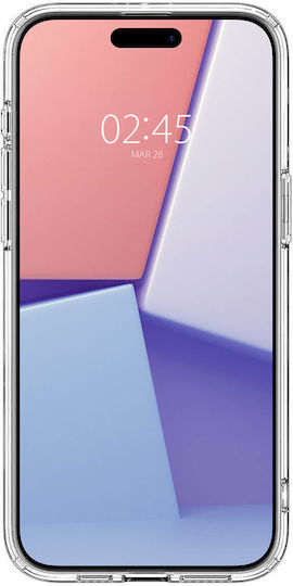 Spigen Crystal Hybrid Back Cover Plastic / Silicone White (iPhone 15 Pro Max)