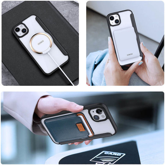 Dux Ducis Skin X Pro Back Cover Piele / Silicon / Plastic Negru (iPhone 15)