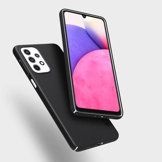 Nillkin Frosted Shield Umschlag Rückseite Kunststoff Schwarz (Galaxy A33 5G)