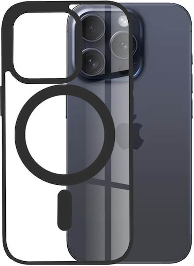Techsuit Protective Back Cover Silicone Black (iPhone 15 Pro)