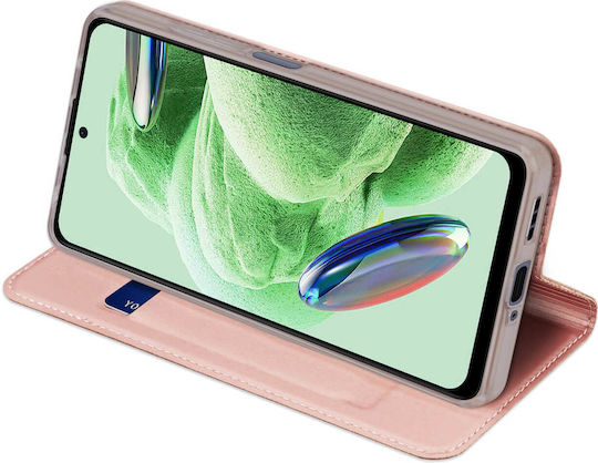 Dux Ducis Skin Pro Series Book Πλαστικό Ροζ Χρυσό (Poco X5 Pro)
