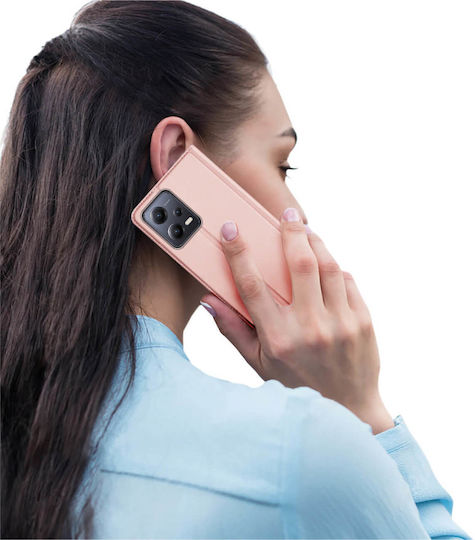 Dux Ducis Skin Pro Series Book Πλαστικό Ροζ Χρυσό (Poco X5 Pro)