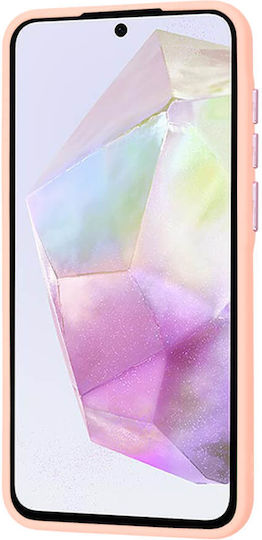 Techsuit Halofrost Задна корица Силикон с Каишка Розов (Galaxy A35)
