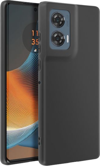 Mayaxess Case Motorola Edge 50 Fusion Soft Silicone Thin Coating Black