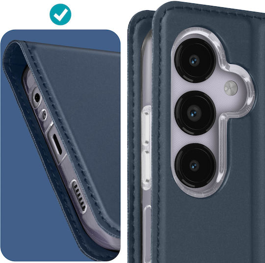 Dux Ducis Skin Pro Buchen Sie Leder Blau (Galaxie A15)