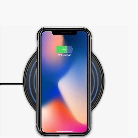 Detachable Metal Frame Umschlag Rückseite Gehärtetes Glas Schwarz (Galaxy S9)