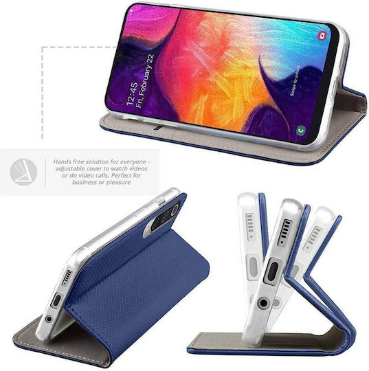 Smart Magnet Book Πλαστικό Μπλε (Galaxy A03s)