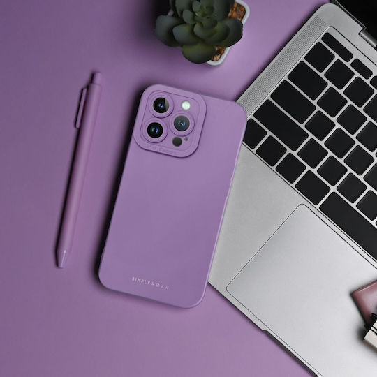 Roar Luna Back Cover Σιλικόνης Μαγνητικό Μωβ (iPhone 15)