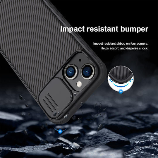 Nillkin Camshield Pro Задна корица Пластмаса 0.2мм Черен (iPhone 14 Plus)
