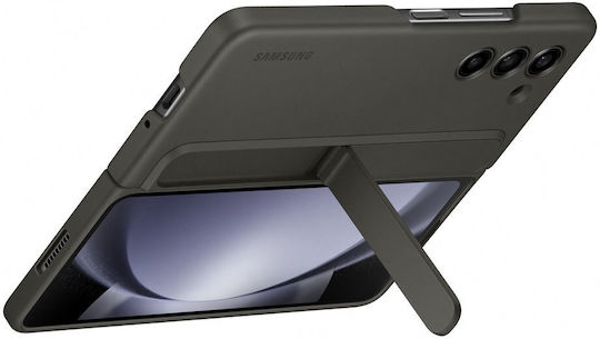 Samsung Back Cover Σιλικόνης με Λουράκι Γκρι (Galaxy Z Fold5)