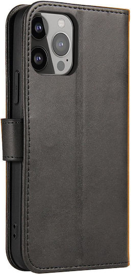 Hurtel Magnet Book Δερματίνης Μαύρο (Redmi Note 12 Pro / Poco X5 Pro)