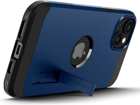 Spigen Tough Armor MagFit Back Cover Πλαστικό Navy Μπλε (iPhone 15)