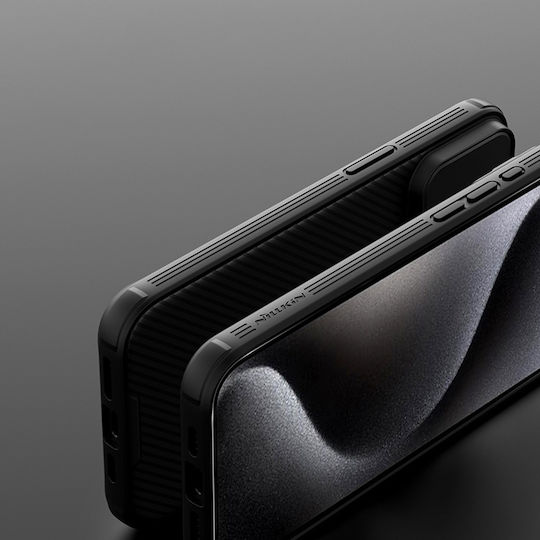 Nillkin Camshield Pro Back Cover Plastic / Silicone Black (iPhone 15 Pro Max)