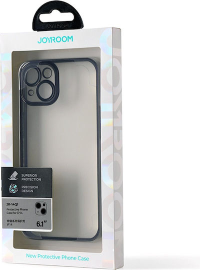 Joyroom 14q Back Cover Πλαστικό Σετ με Τζαμάκι Μαύρο (iPhone 14)
