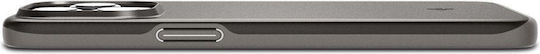 Spigen Thin Fit Umschlag Rückseite Silikon 1.55mm Gunmetal (iPhone 15 Pro)